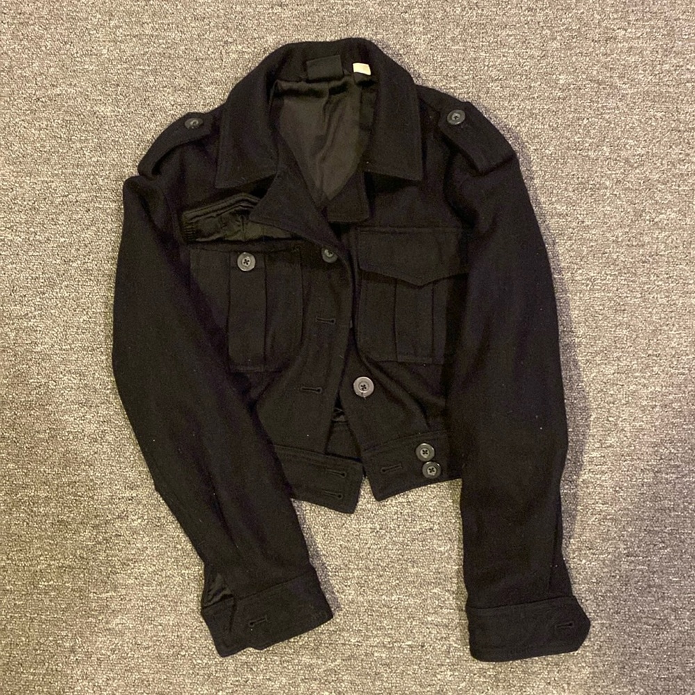 Wool Jacket woman ( Crop style )